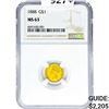 Image 1 : 1888 Rare Gold Dollar NGC MS63