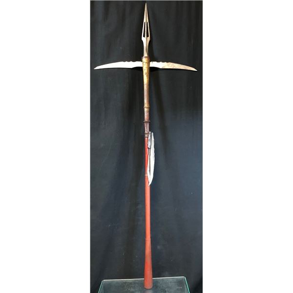Hercules (2014) - Amphiaraus (Ian McShane) Screen Used Battle Staff With Extra Blades