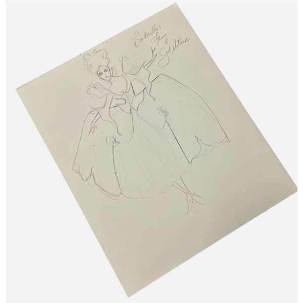 Once Upon a Time (2011-2018) - Cinderella's Fairy Godmother Costume Design (Hand Drawn)