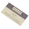 Image 1 : The Adjustment Bureau (2011) - Matt Damon's Business Card With Emily Blunt Number