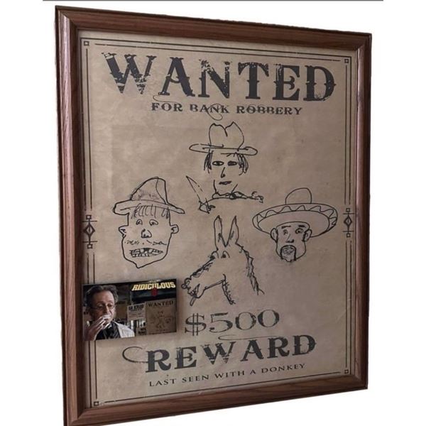 The Ridiculous 6 (2015) - WANTED Hero Poster with Custom Frame