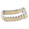 Image 8 : Rolex Ladies Quickset 2Tone 18K Diamond Bezel Datejust Hidden Clasp Jubilee Band