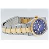 Image 8 : Rolex Mens 2T Blue Diamond Dial Datejust Oyster Band Watch 36MM