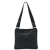Image 1 : Prada Black Tessuto Nylon Zip Messenger Bag