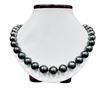 Image 1 : Pearl and Diamond Necklace - 14KT White Gold