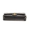 Image 4 : Chanel Black Leather Chain Double Flap Shoulder Bag