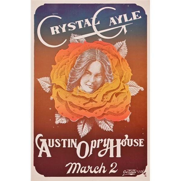 Austin Opry House Crystal Gayle Poster D. Garrett