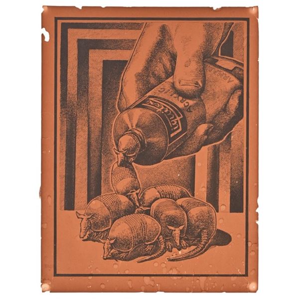 Jim Franklin "Acrylic Armadillo" Poster