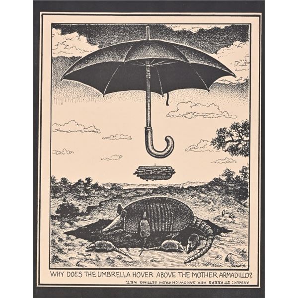 Jim Franklin "Mother Armadillo" Poster c.1971