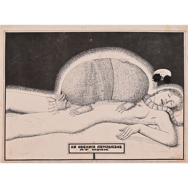"Organic Armadildo" Poster by J. Shelton