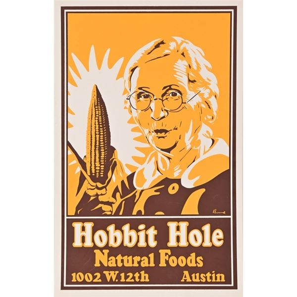 Hobbit Hole Austin Texas Poster by Robert Burns