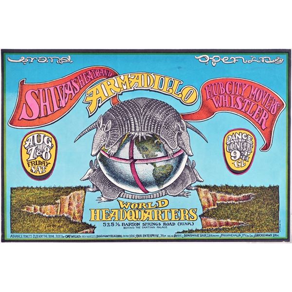 AWHQ Grand Opening Poster Jim Franklin 1970