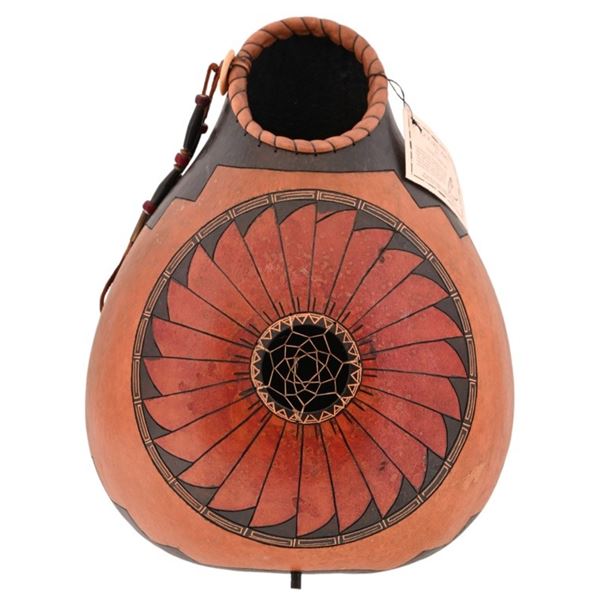 John Gibson Signed Gourd Art