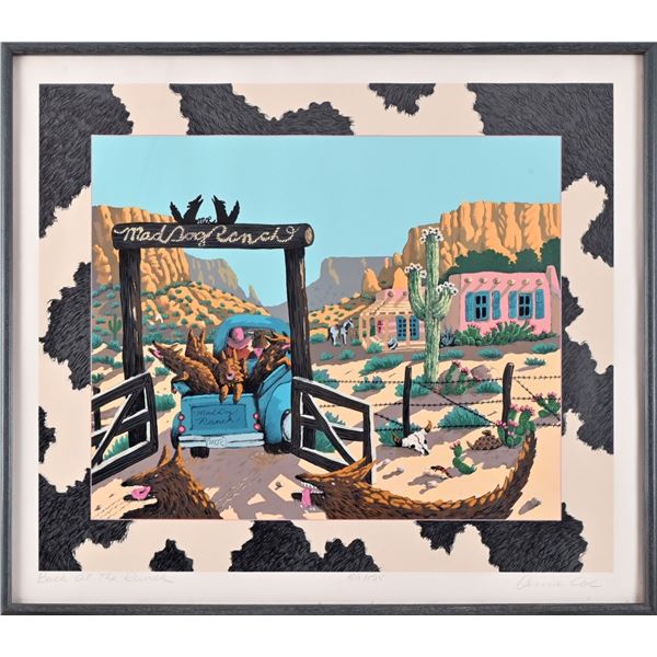 "Mad Dog Ranch" Signed Anne Coe LE Print