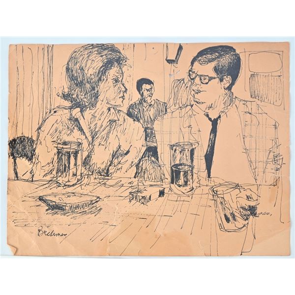 William "Bill" Beckman Original Sketch