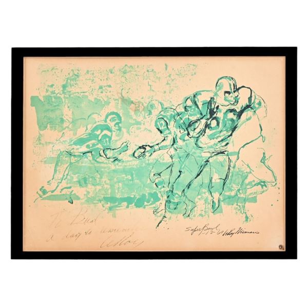 LeRoy Neiman Super Bowl III Painting To Bud