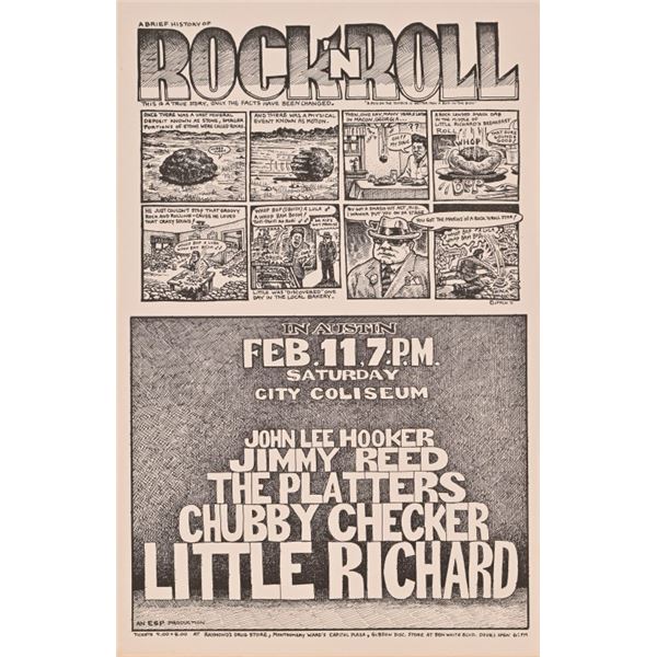  History of Rock-N-Roll-  Handbill by Jim Franklin