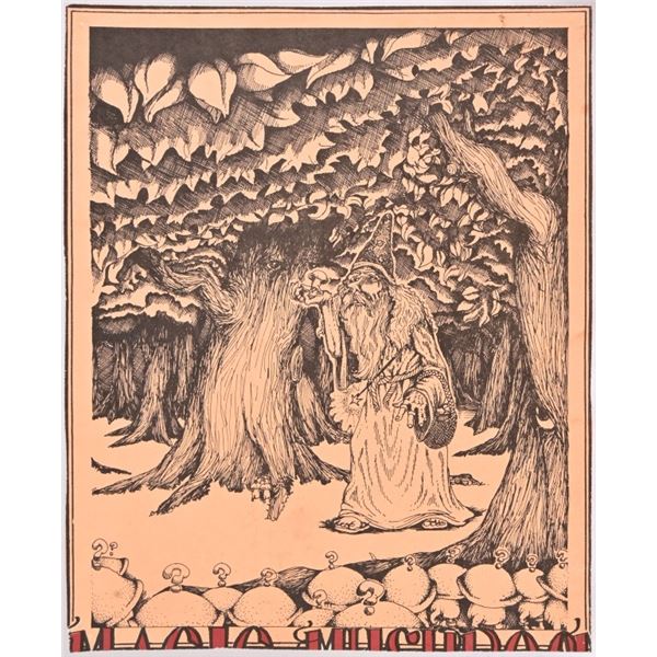 Austin Texas Magic Mushroom Poster