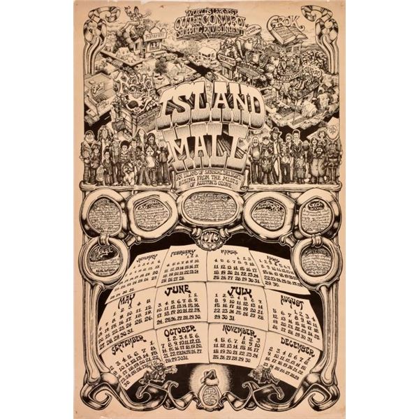 Island Mall 1973 Calendar Poster by Micael Priest