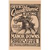 Image 1 : Manor Downs Quarterhorse Racing Poster-Priest 1978
