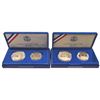 Image 1 : (2) Statue of Liberty Commemorative Coin Sets