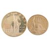 Image 4 : (2) Statue of Liberty Commemorative Coin Sets