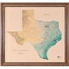 Image 1 : Topographic Raised Map Of Texas