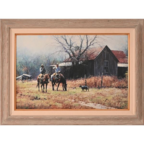 Martin Grelle Framed Giclee Canvas Print