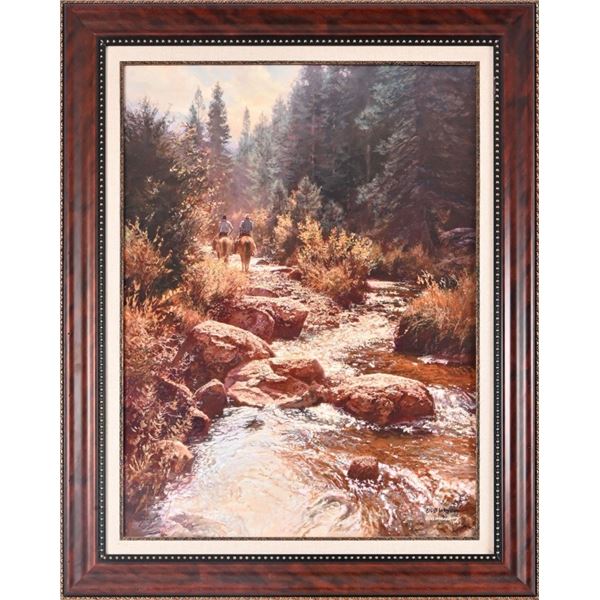 Bob Wygant Western Acrylic Print On Canvas