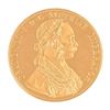 Image 1 : 1915 Austrian 4 Ducat 1/2 Oz Gold Coin