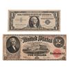 Image 7 : Collection of (9) US Notes & Silver Certificates