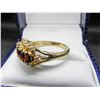 Image 10 : Stunning GEP Womens Garnet Coloured Red Ring Size 8