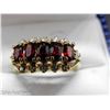 Image 11 : Stunning GEP Womens Garnet Coloured Red Ring Size 8
