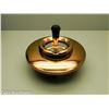 Image 1 : MCM Copper Ashtray with Push Button Dispenser