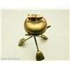Image 2 : Antique brass Curling Lighter Stand with Refillable Lighter