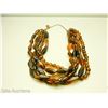 Image 2 : Lucite Multi Strand Necklace 18" Adjustable