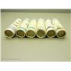 Image 2 : 6 Rolls of Old Canadian Nickels