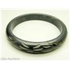 Image 2 : Black Etched Bakelite Bangle