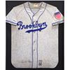 Image 2 : PEE WEE REESE SIGNED AND CUSTOM FRAMED BROOKLYN DODGERS MITCHELL AND NESS JERSEY (JSA  LOA)