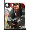 Image 1 : JUSTIN TIMBERLAKE SIGNED GQ MAGAZINE COVER(AUTHENTICATION DIRECT COA)