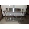 Image 1 : TABLE INOX 60"x24"x34"