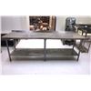 Image 1 : TABLE MÉTAL MKE 96"x30"x34"