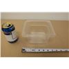 Image 1 : CONTENANT EN PLASTIQUE 6"x6.5"x4"NEUF