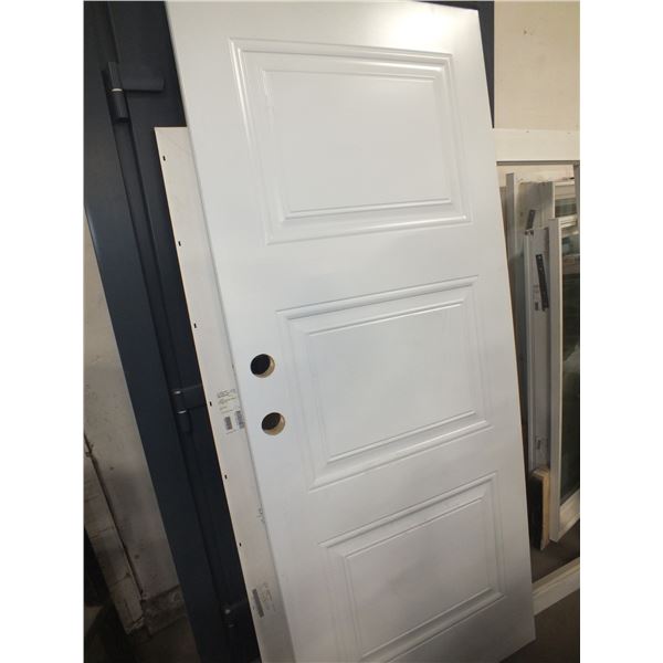 White Door & Plastic Window Inserts
