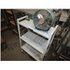 Image 2 : 3 Metal Carts & 1 Small Fan