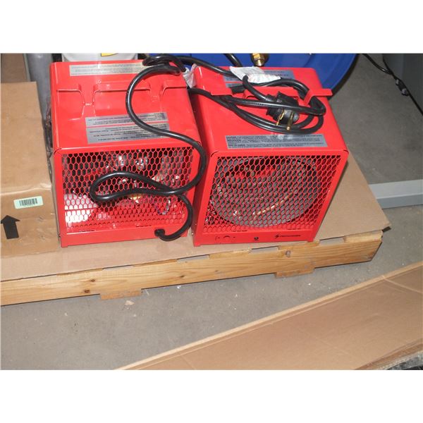 2 Small Construction Heaters