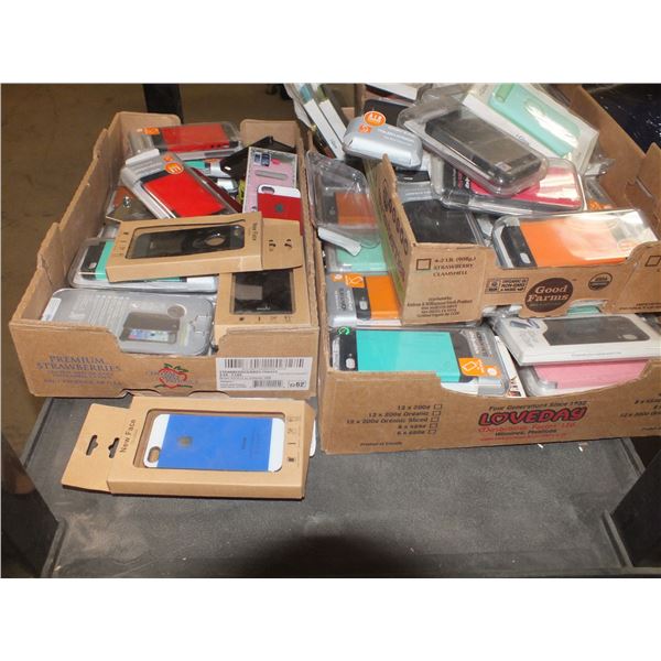 3 Boxes Of Assorted Phone Case's