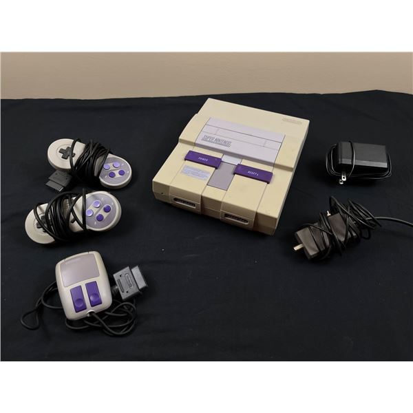 Super Nintendo Control Deck With Accessories