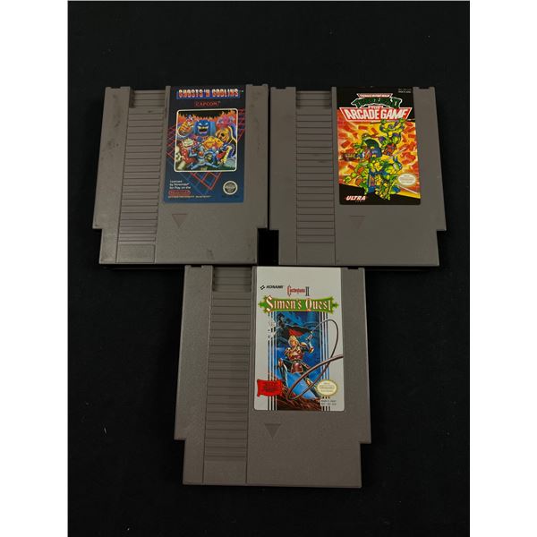 3 Nintendo Entertainment System Games