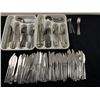 Image 1 : Assortment of Stainless Cutlery & 2 Organizers